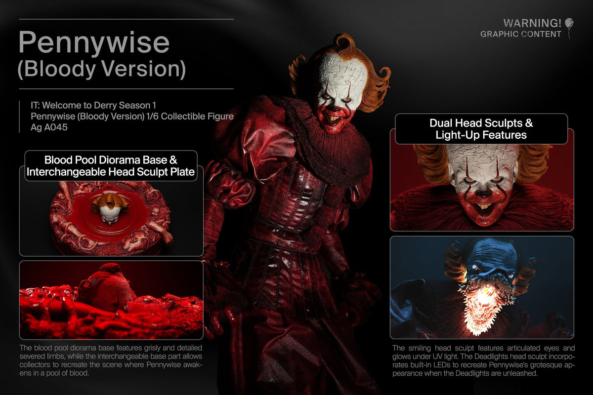 IT Welcome to Derry (Season 1): Pennywise (Bloody Version)