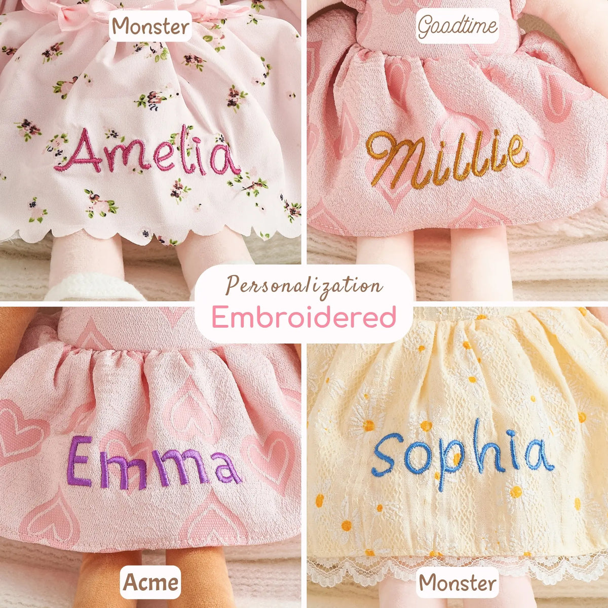 Personalized Princess Coral - Embroidered