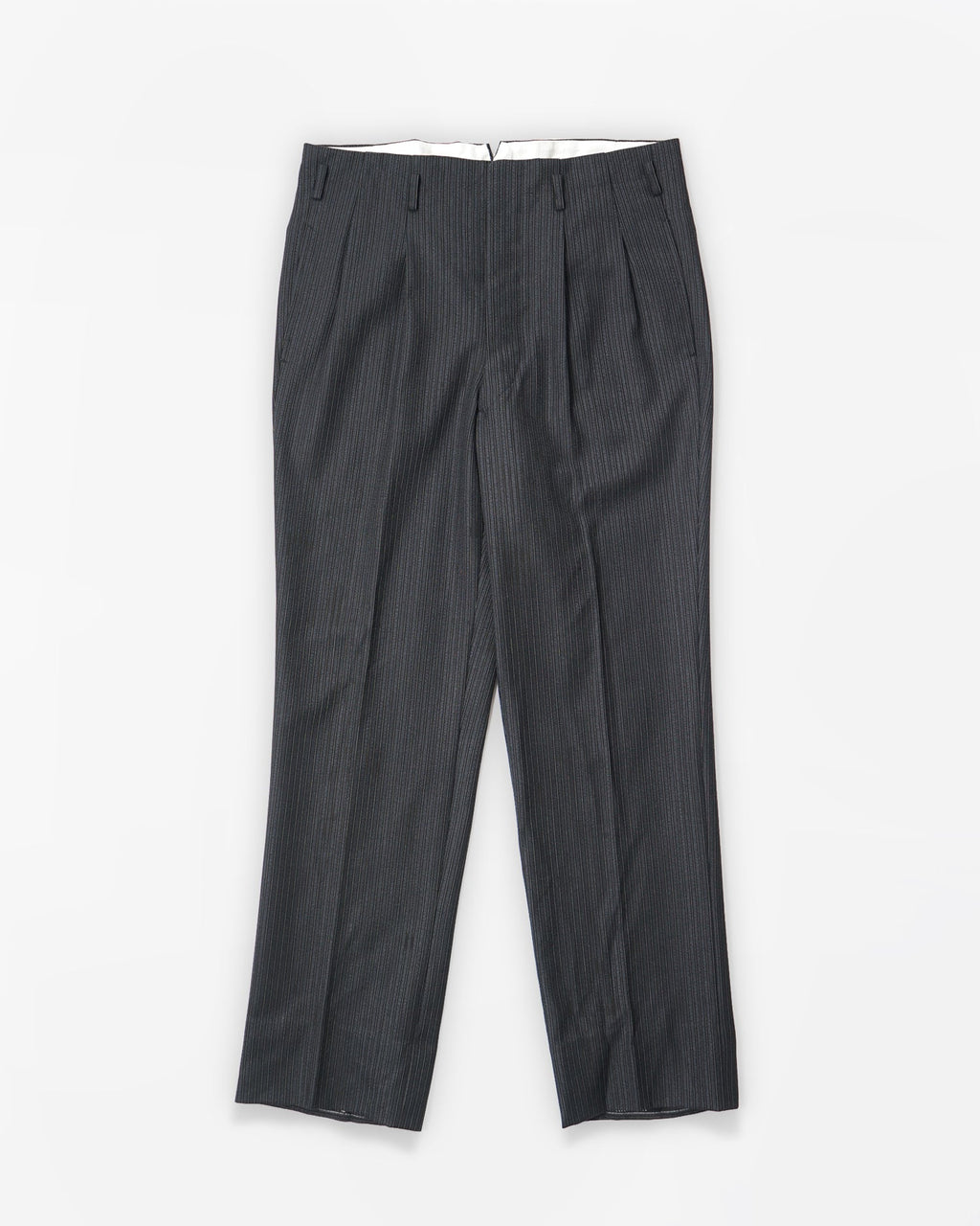 1960’s Stripe Wool Trousers / Size: 32