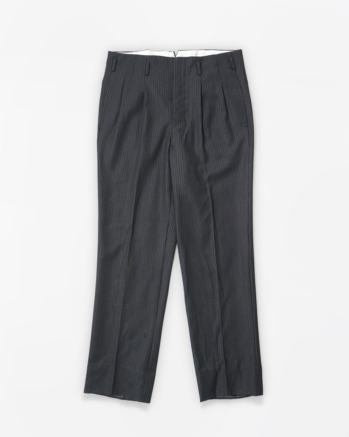 1960’s Stripe Wool Trousers / Size: 32