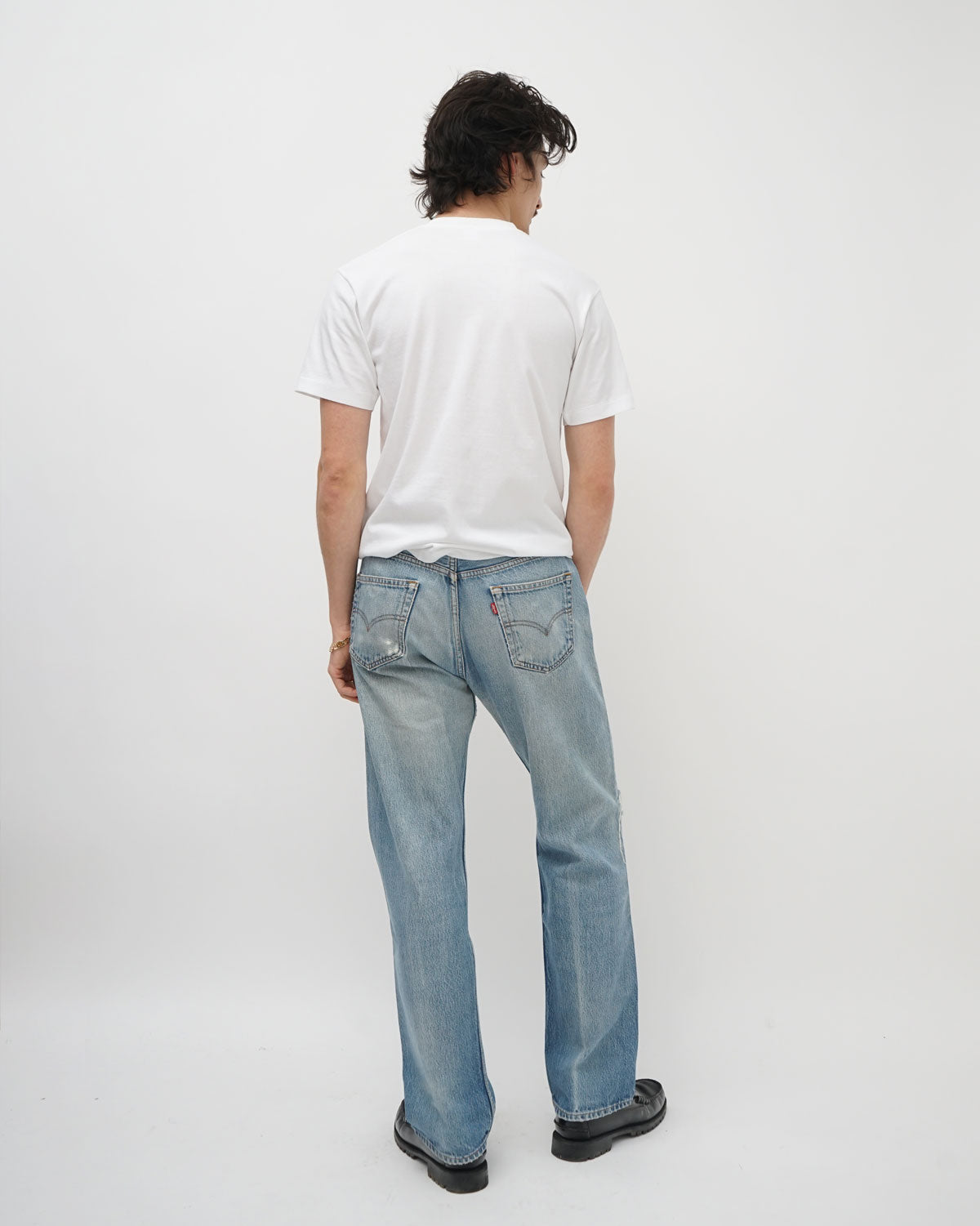 501 Distressed Denim Pants / size: 34