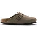 Women's Boston Suede Clog In Taupe