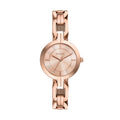 Fossil Outlet Women's Kerrigan 32mm Three-Hand Rose Gold-Tone Stainless Steel Watch