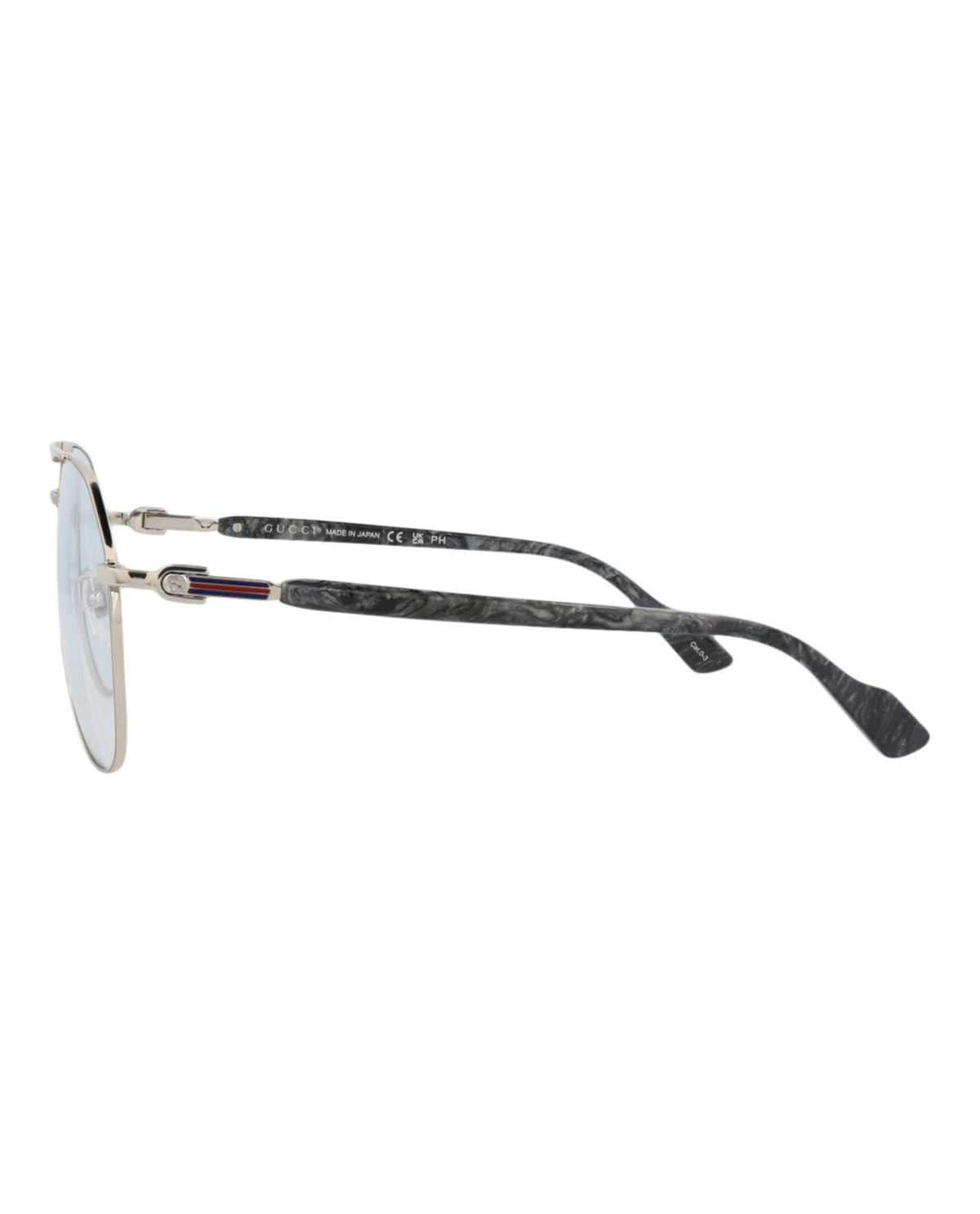 Aviator-Frame Metal Sunglasses