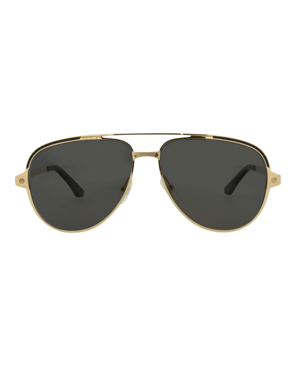 Aviator-Frame Metal Sunglasses