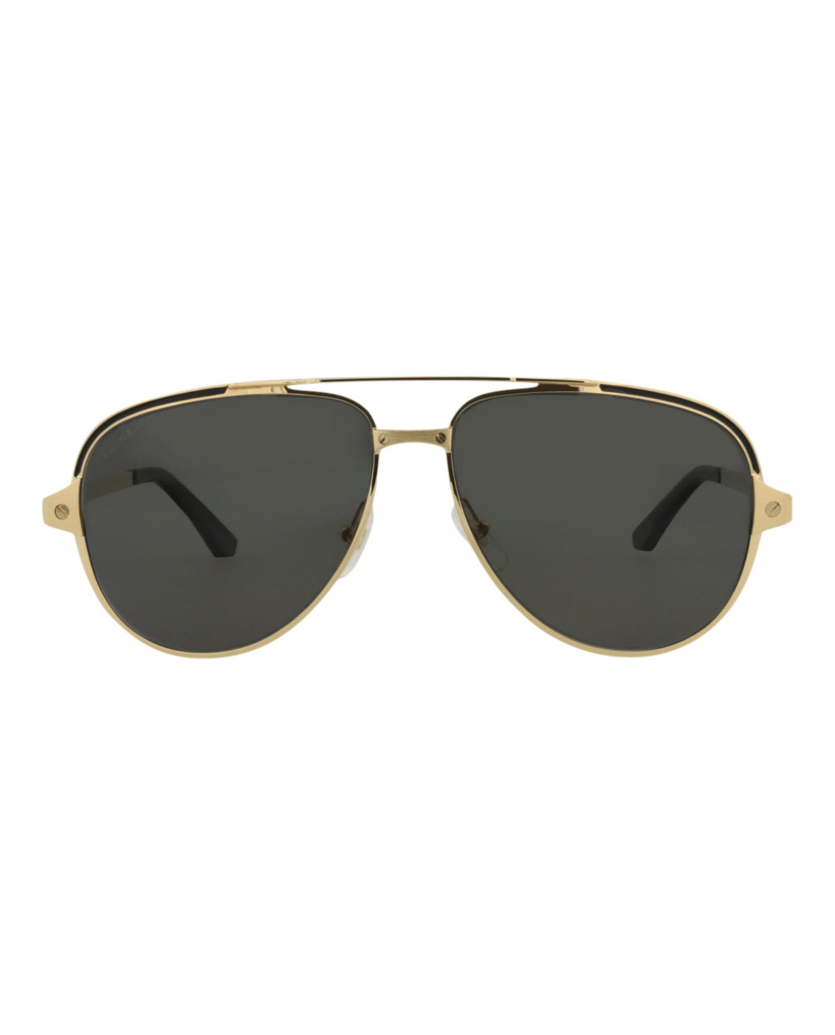 Aviator-Frame Metal Sunglasses
