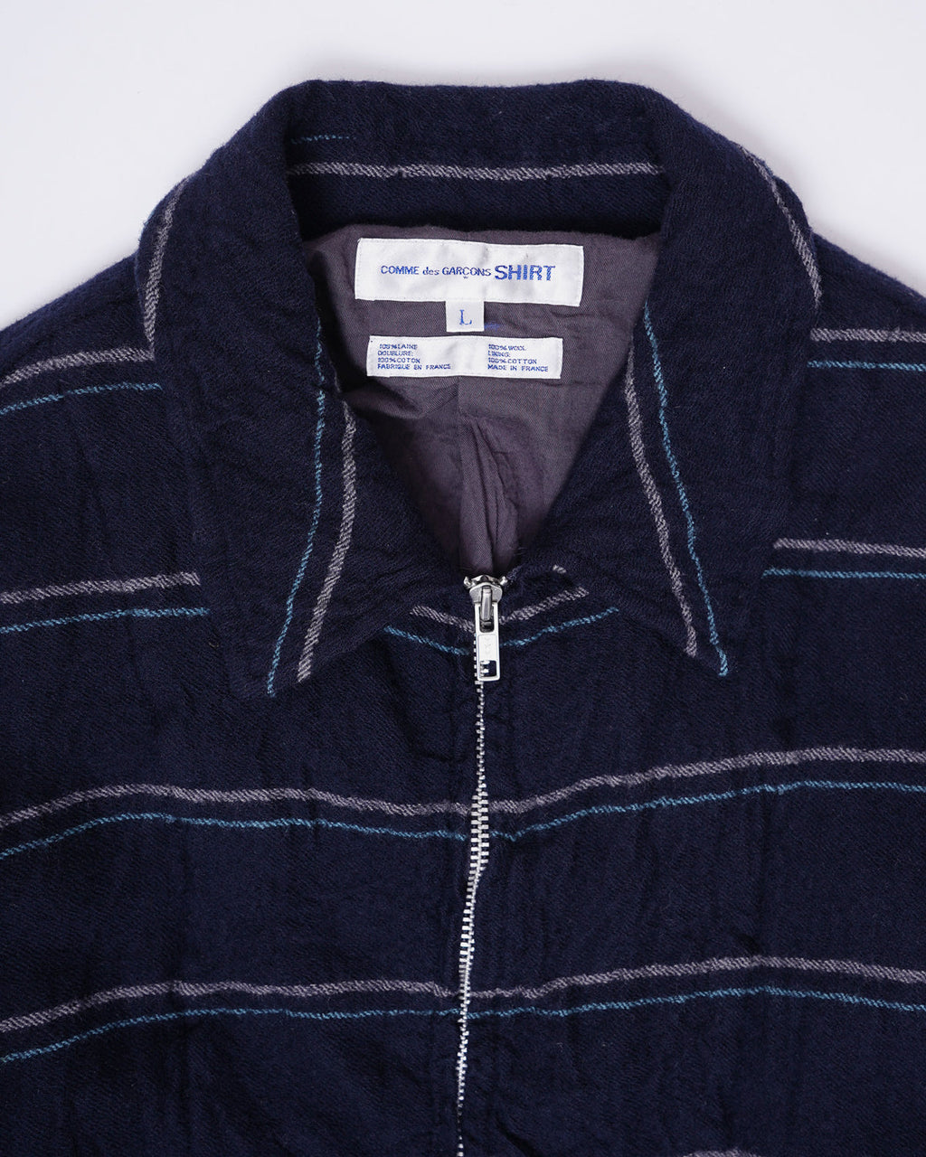 Belted Wool Zip-Up Jacket