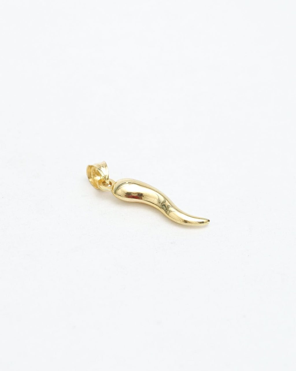 14k Gold Horn Charm