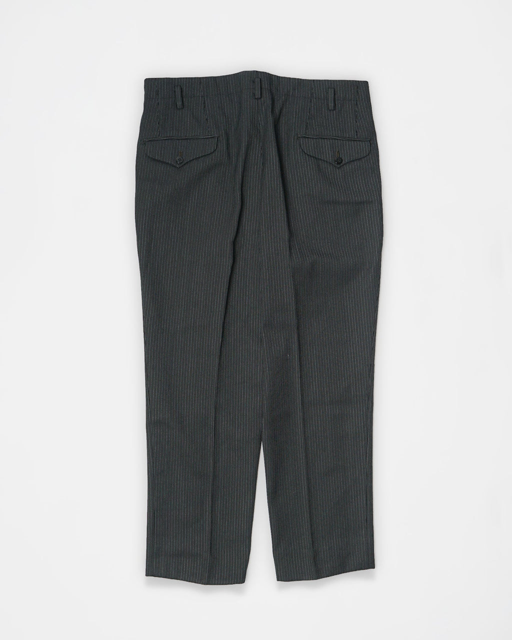 1960’s Stripe Wool Trousers / Size: 34