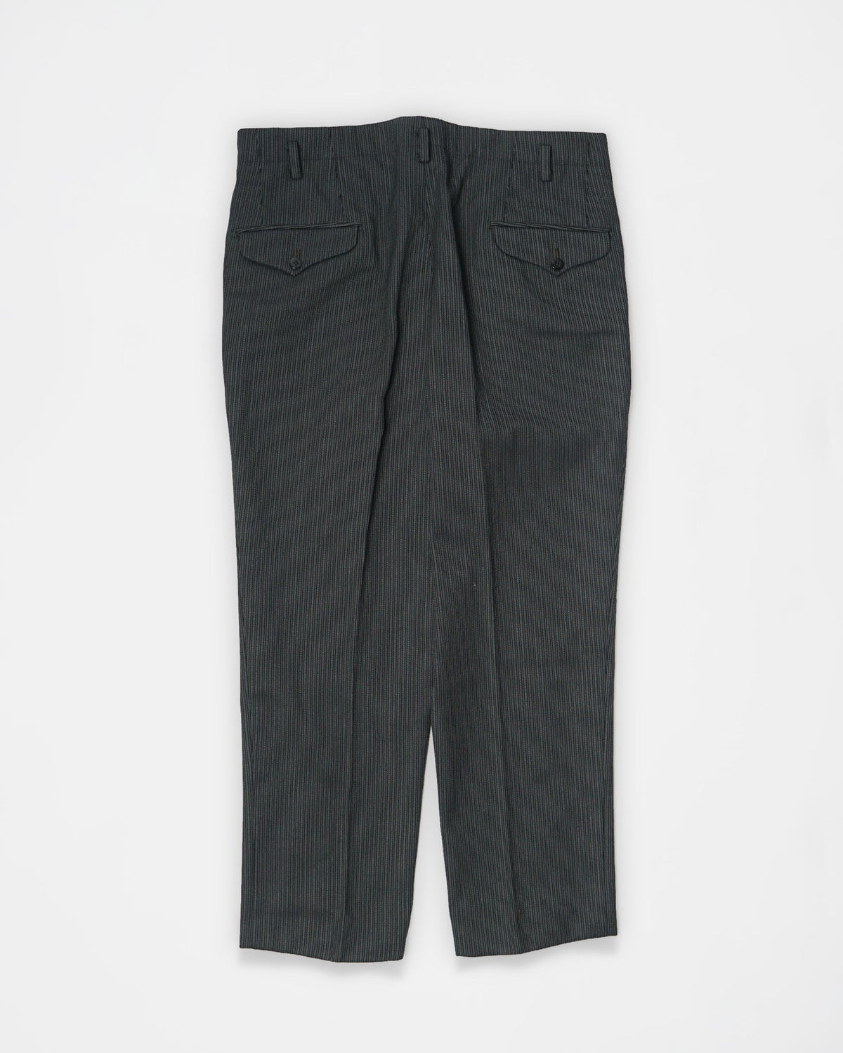 1960’s Stripe Wool Trousers / Size: 34