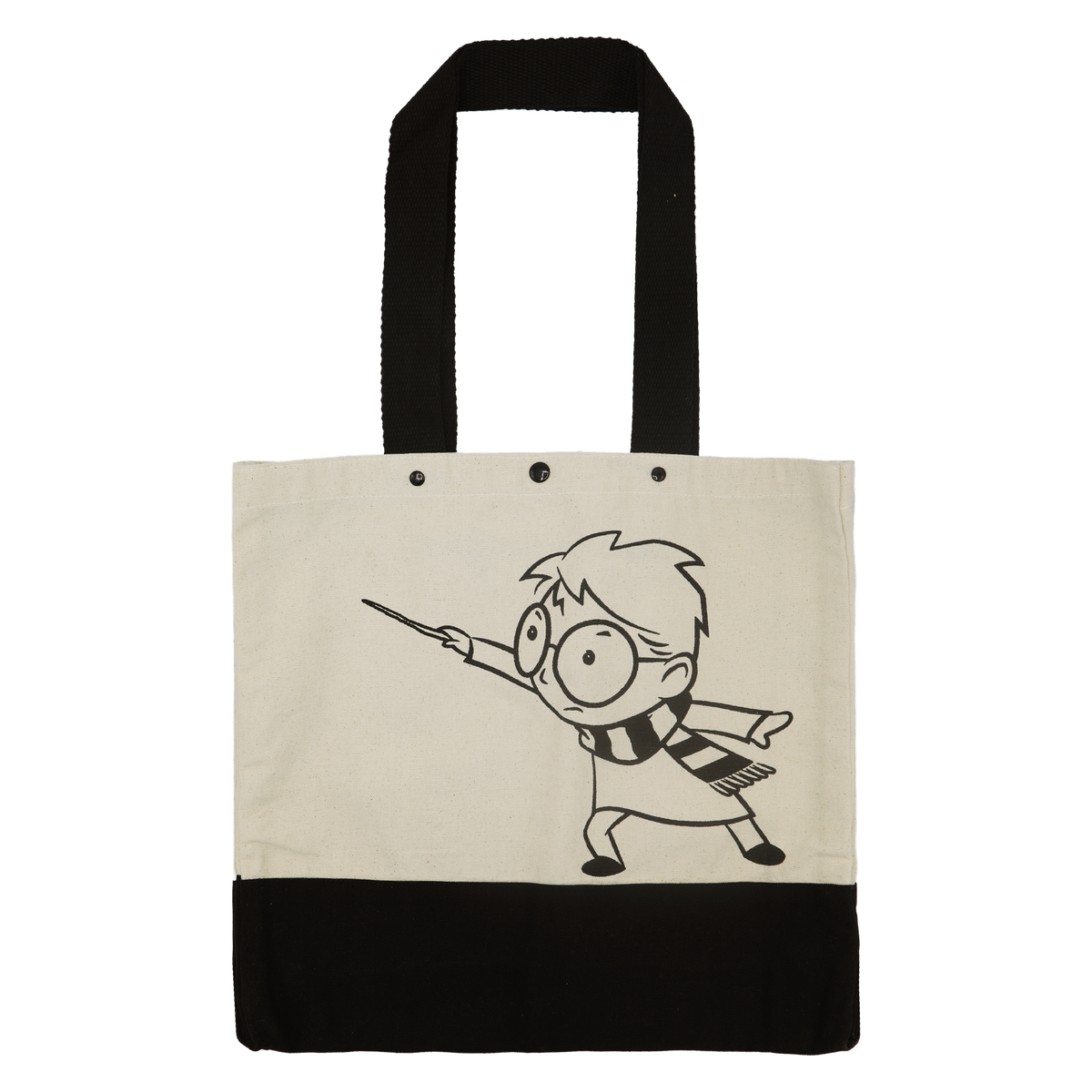 Harry Potter Illustrated Canvas Tote Bag