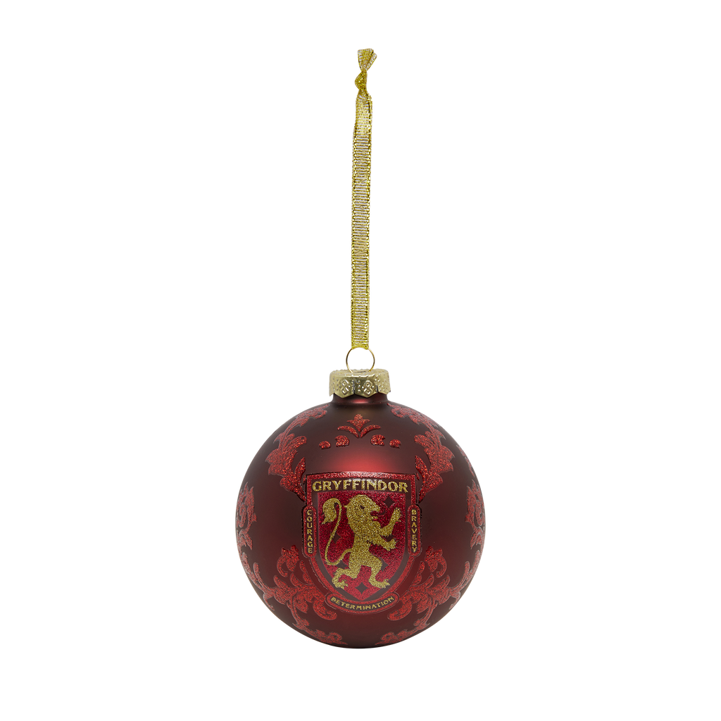 Gryffindor Glitter Ornament