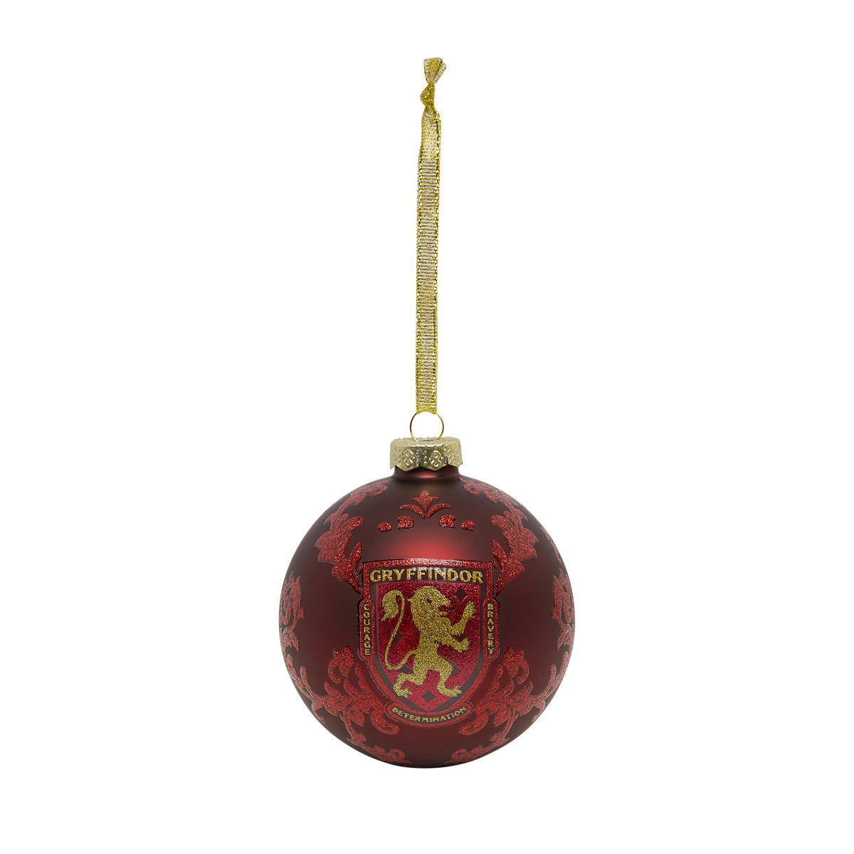 Gryffindor Glitter Ornament