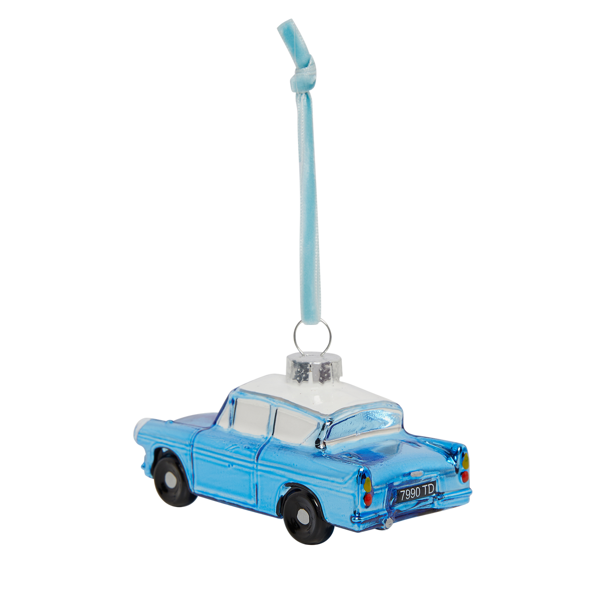 Ford Anglia Glass Ornament