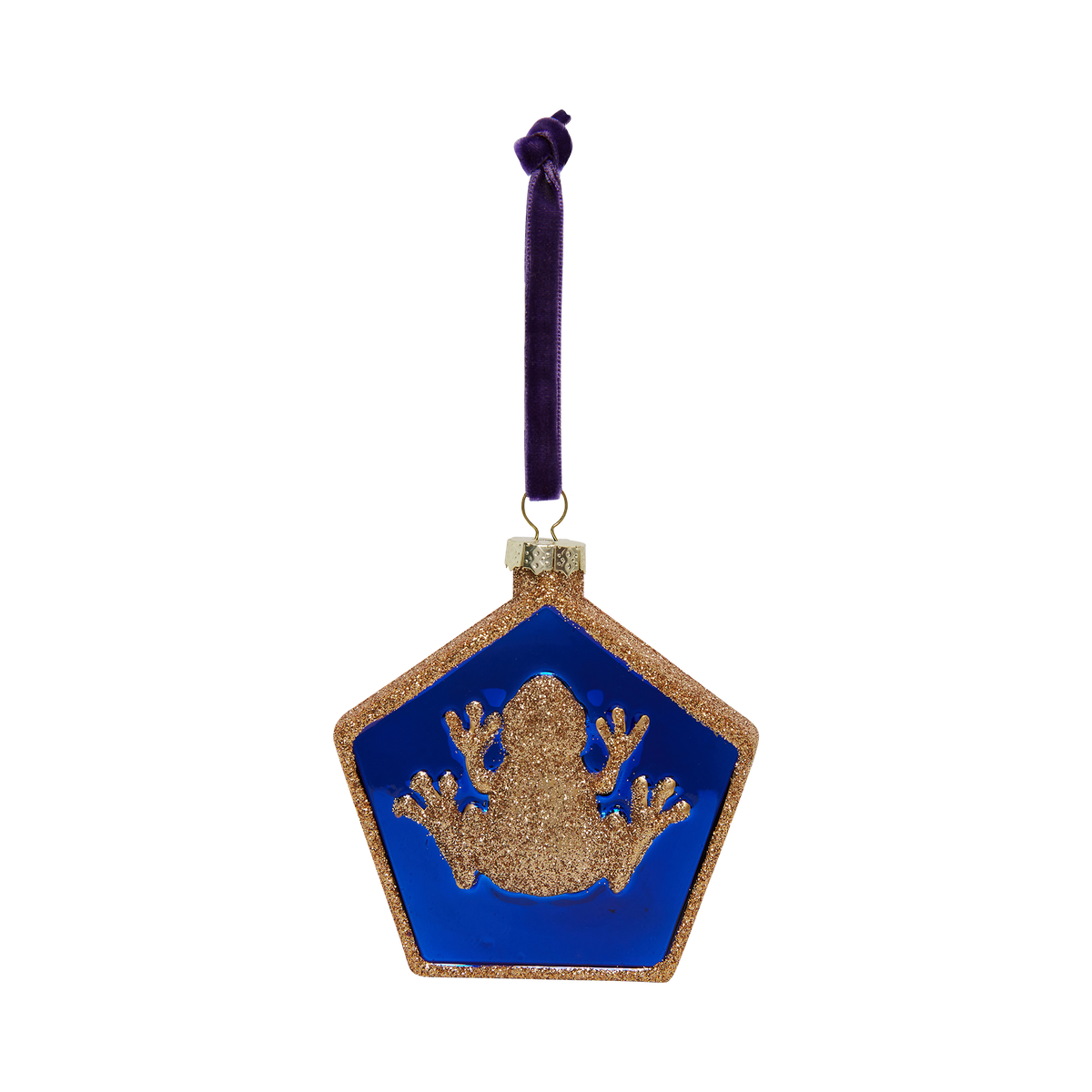Chocolate Frog Glass Ornament