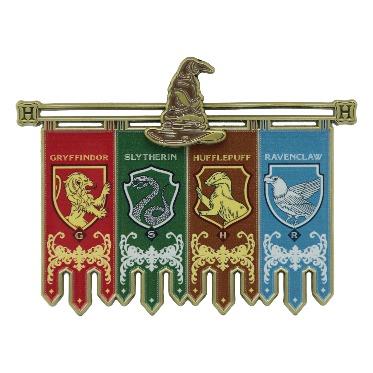 Hogwarts Crest Sliding Pin
