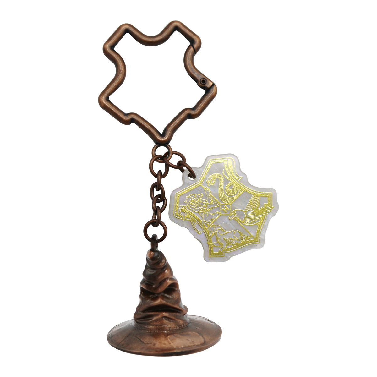 Hogwarts Crest Sorting Hat Keyring