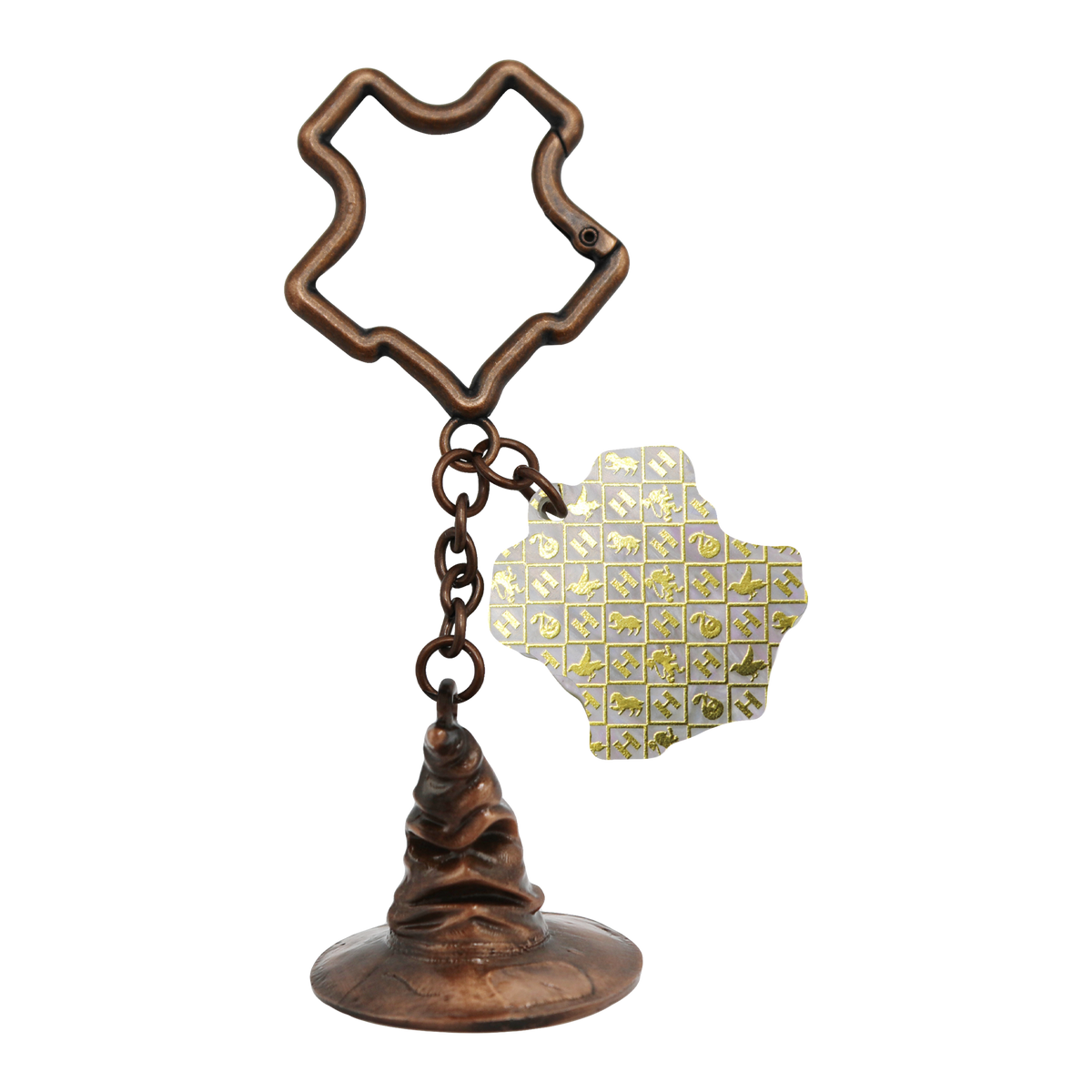 Hogwarts Crest Sorting Hat Keyring