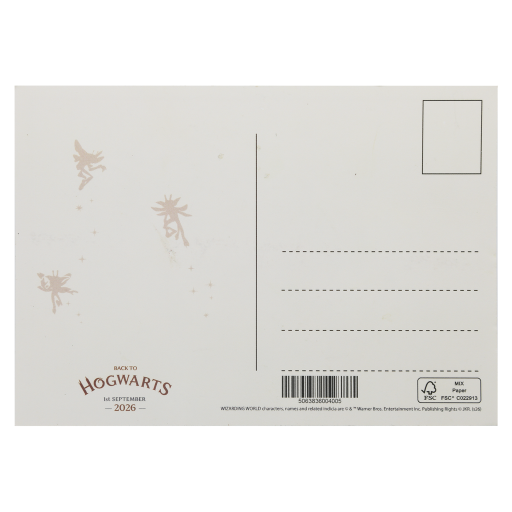 Back to Hogwarts 2026 Postcard