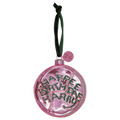 Happee Birthdae Glass Ornament