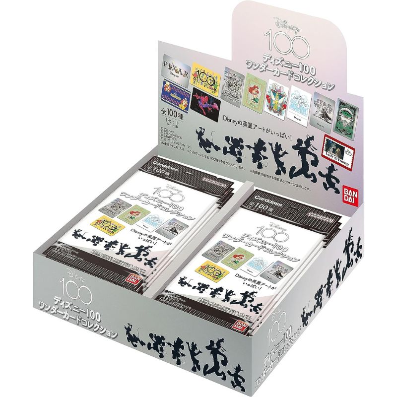 BANDAI Carddass Disney 100 Wonder Pack Box TCG JAPAN OFFICIAL