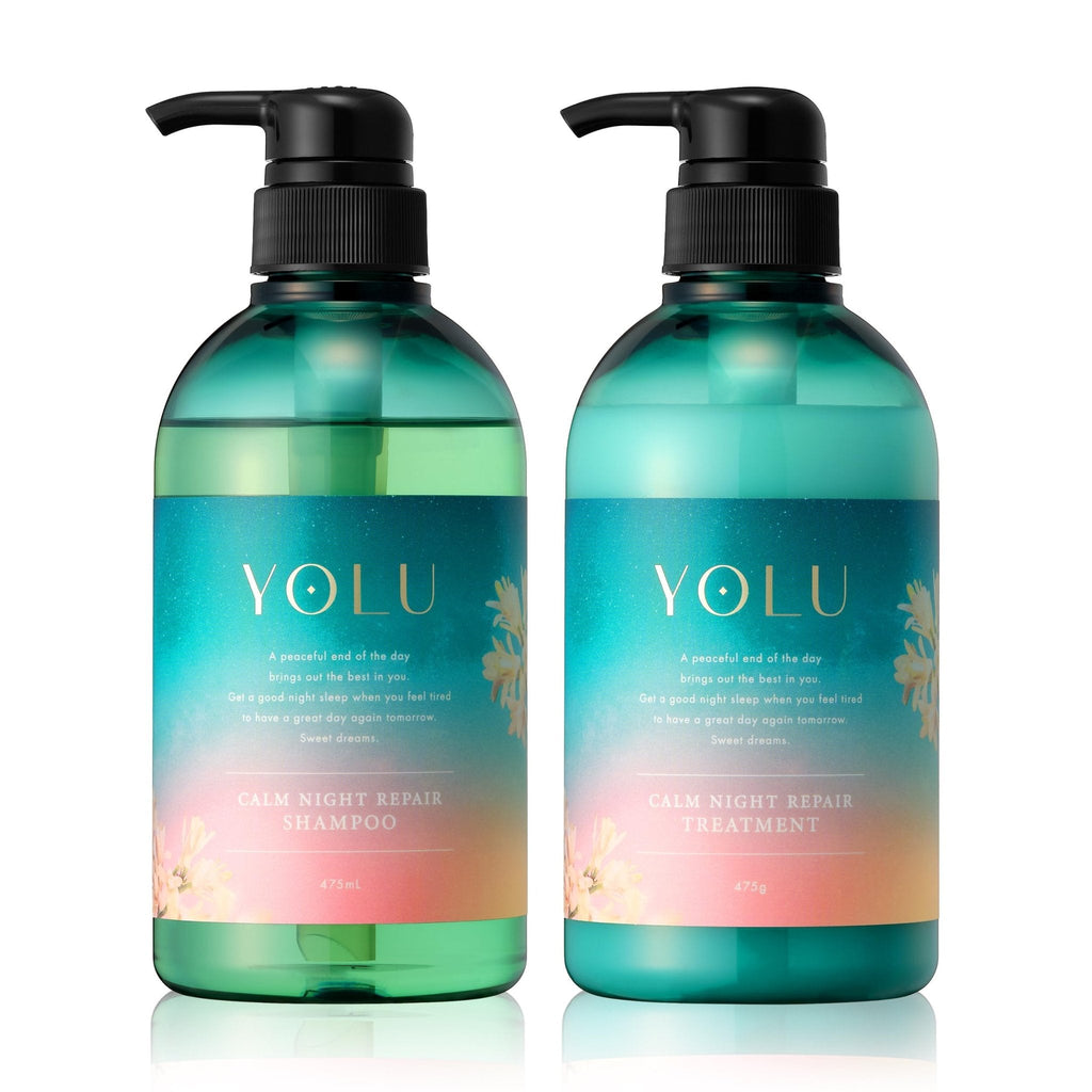 YOLU 洗发水护发素套装 夏季限定夜间修护晚香玉香氛 475mL+475g