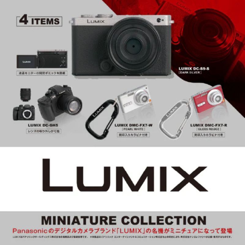 Kenelephant LUMIX Miniature Collection Complete set Capsule Toy JAPAN OFFICIAL