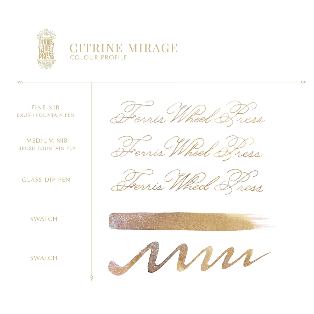 FerriTales | Bestiary Series | Citrine Mirage 10ml Ink