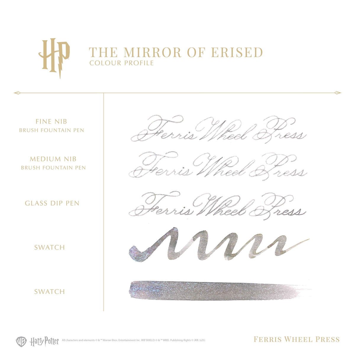 Warner Bros. | Harry Potter | Property of Hogwarts™ 38ml Ink | Limited Edition | The Mirror of Erised