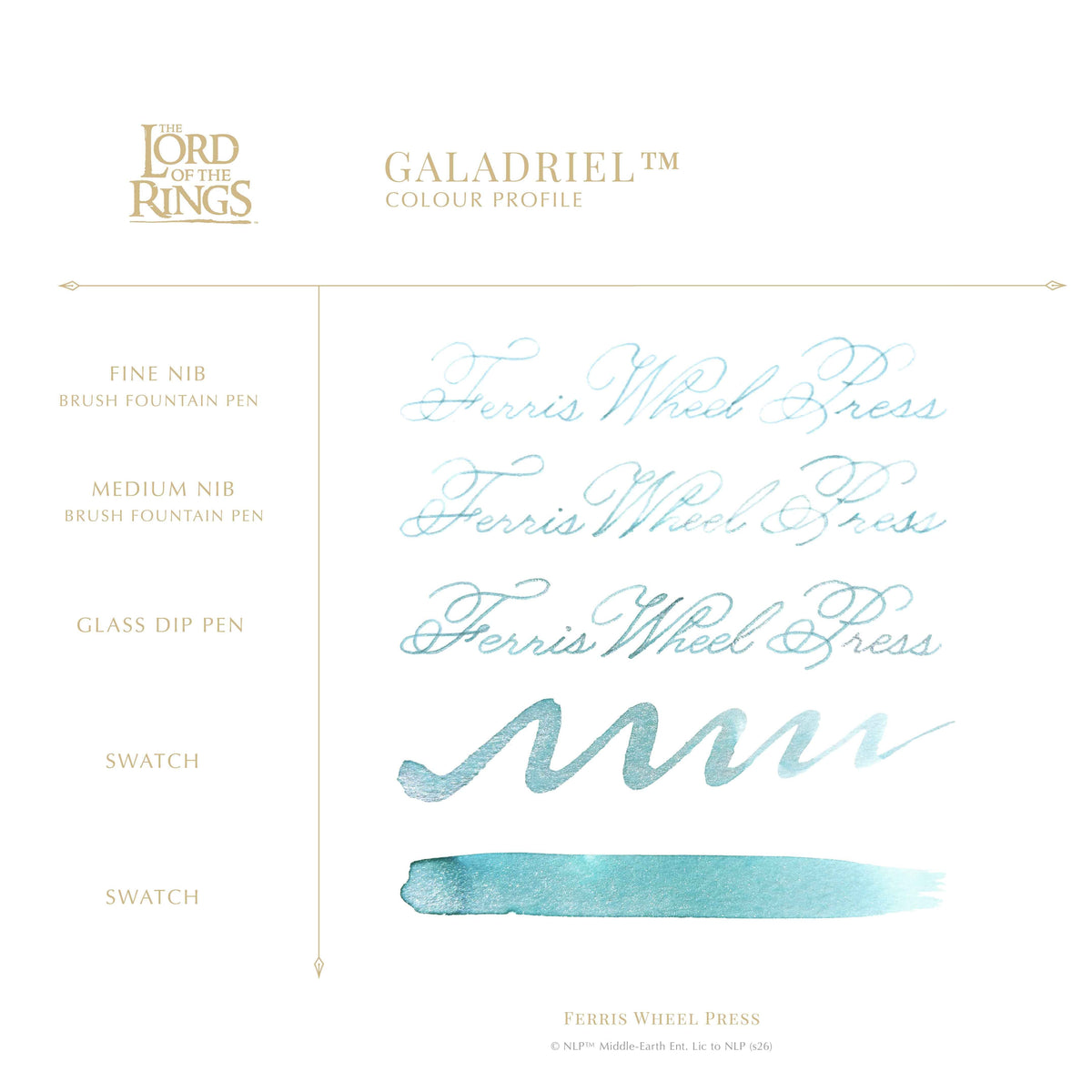 Warner Bros. | The Lord of the Rings 25th Anniversary | Limited Edition Pen and Ink Set | Galadriel