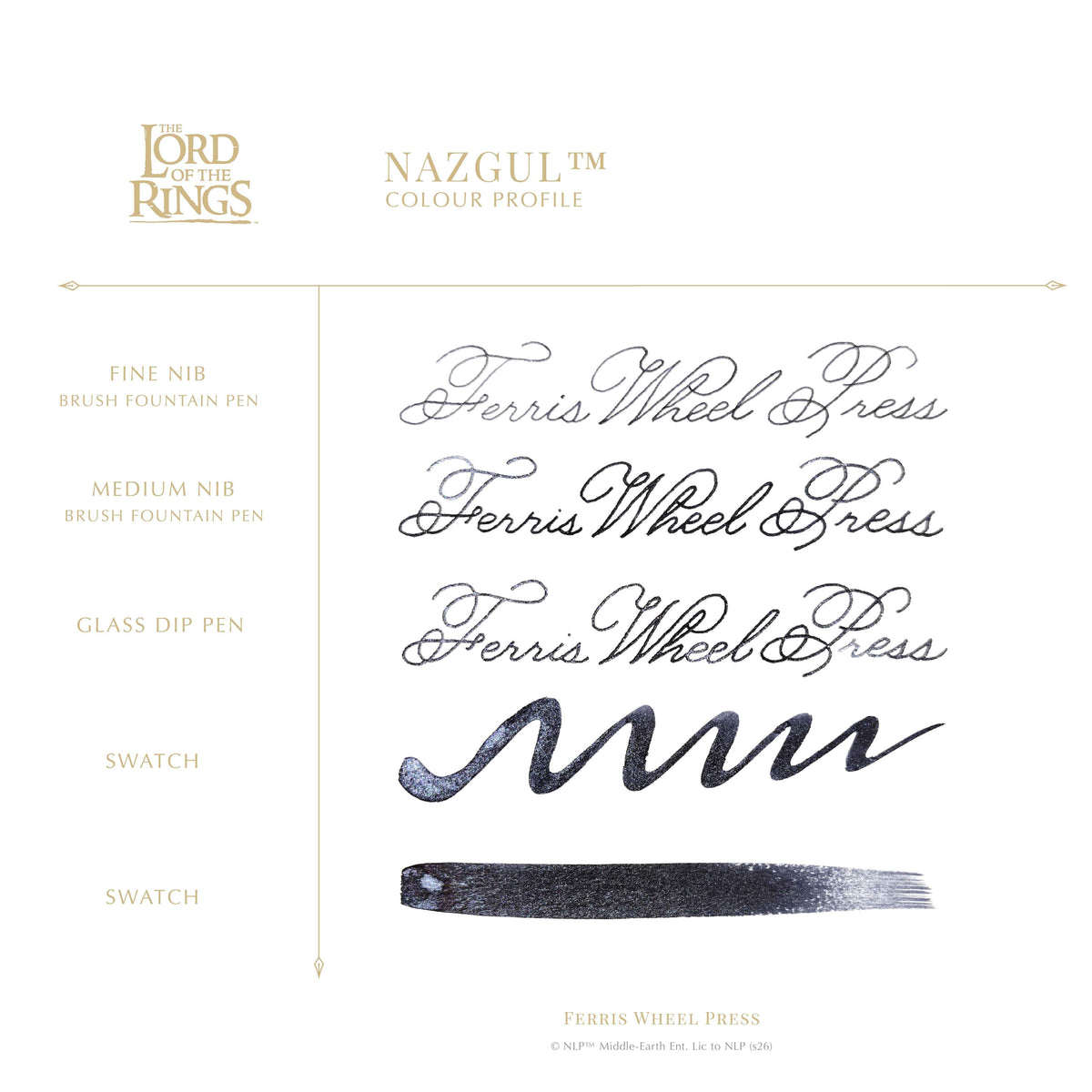 Warner Bros. | The Lord of the Rings 25th Anniversary | Limited Edition Pen and Ink Set | Nazgûl
