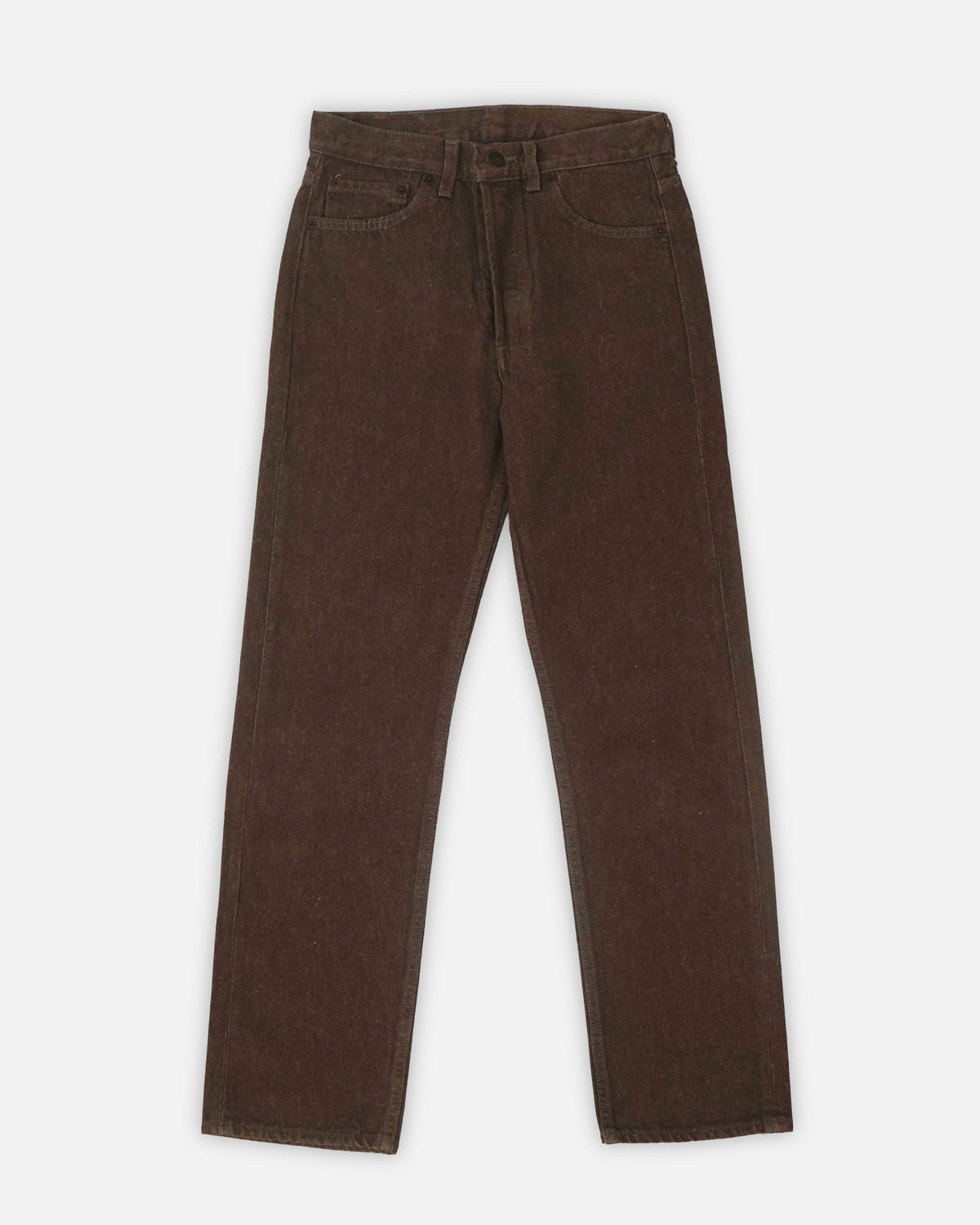 501 Straight Fit Brown Denim Pants / size: 29