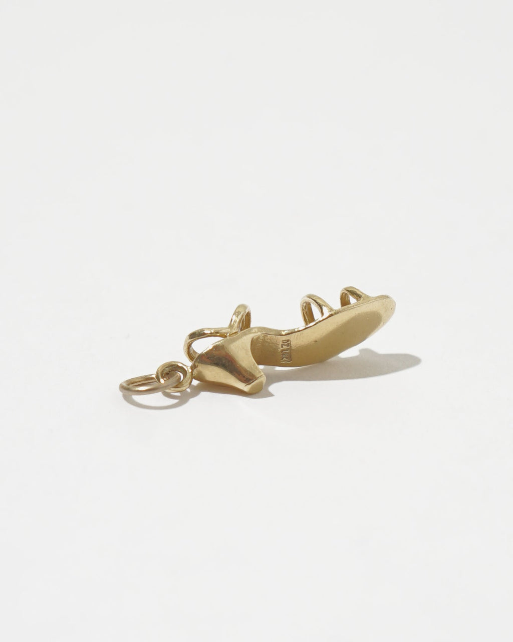 14K Gold Sandal Charm