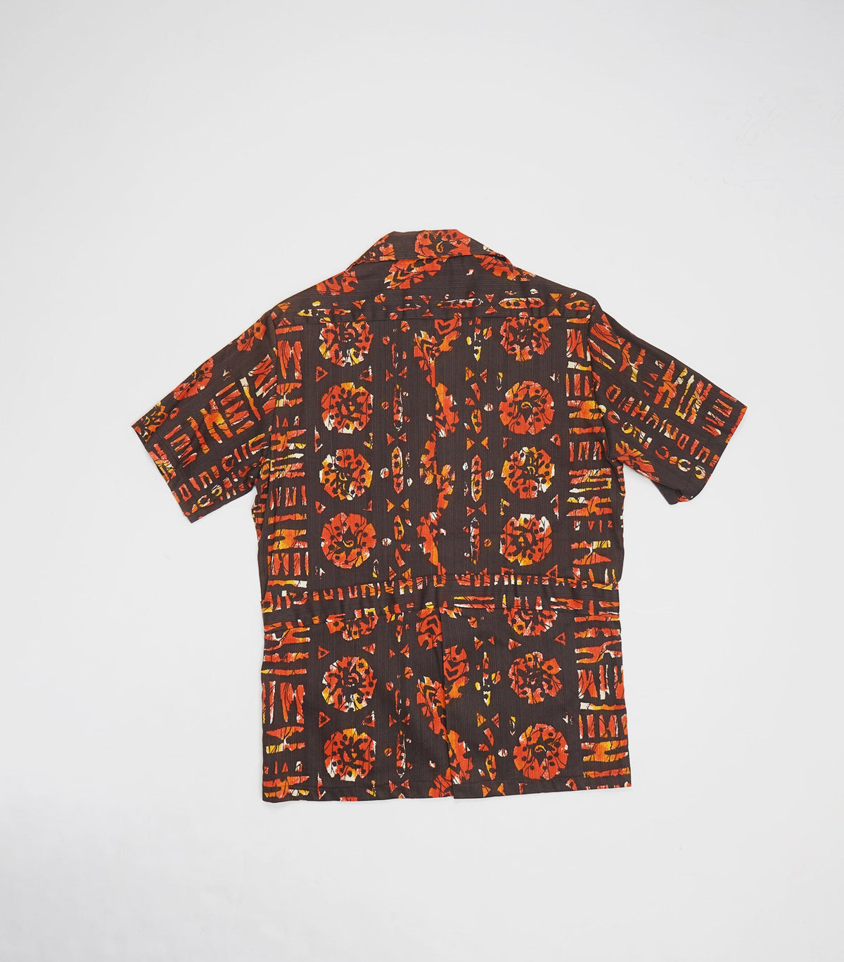 1970's Cotton Patterned Shirt S/S