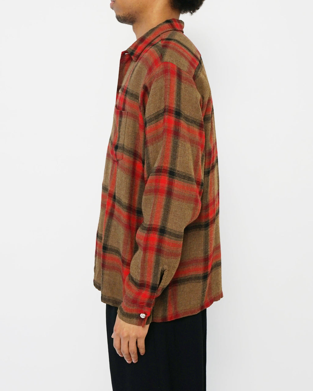 1950's Rayon Plaid Shirt