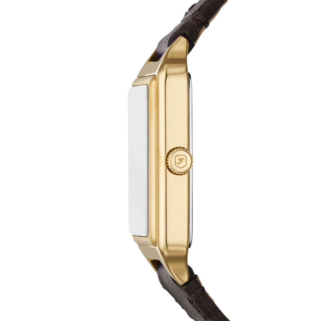 Fossil Women's Raquel 23mm Three-Hand Date, Gold-Tone Stainless Steel Watch