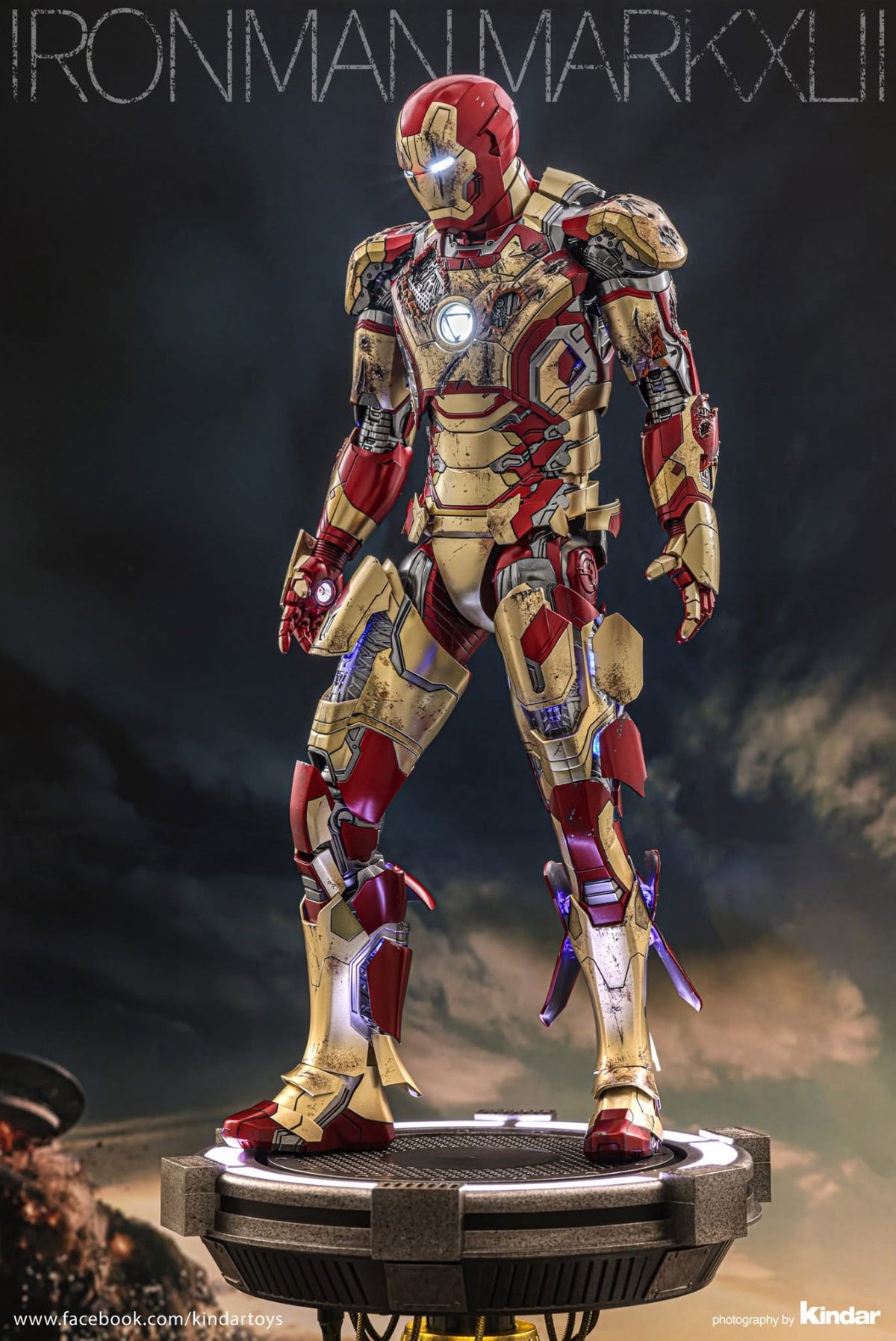 READY🔥Hot Toys MMS759D66B Marvel Ironman 3 Ironman Mark 42 (2.0) 1/6 Scale Collectible Figure (Deluxe Version) Special Edition