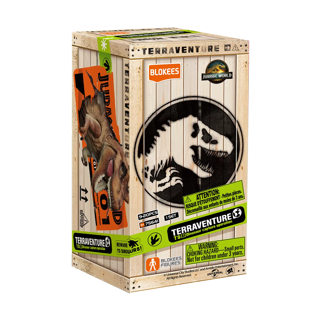 Jurassic World Terraventure TS 01 Dinosaur Capture Operation | Blokees