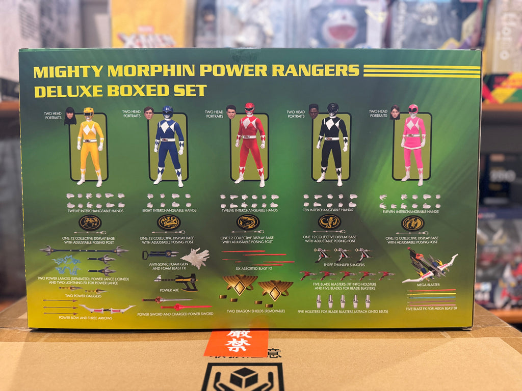 Mezco Toyz One:12 Collective Mighty Morphin' Power Rangers Deluxe Boxed Set