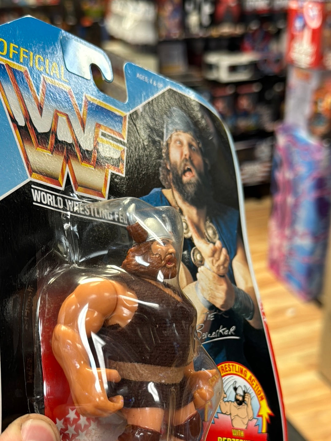 Berserker 1349 (Vintage WWE WWF, Hasbro) Sealed