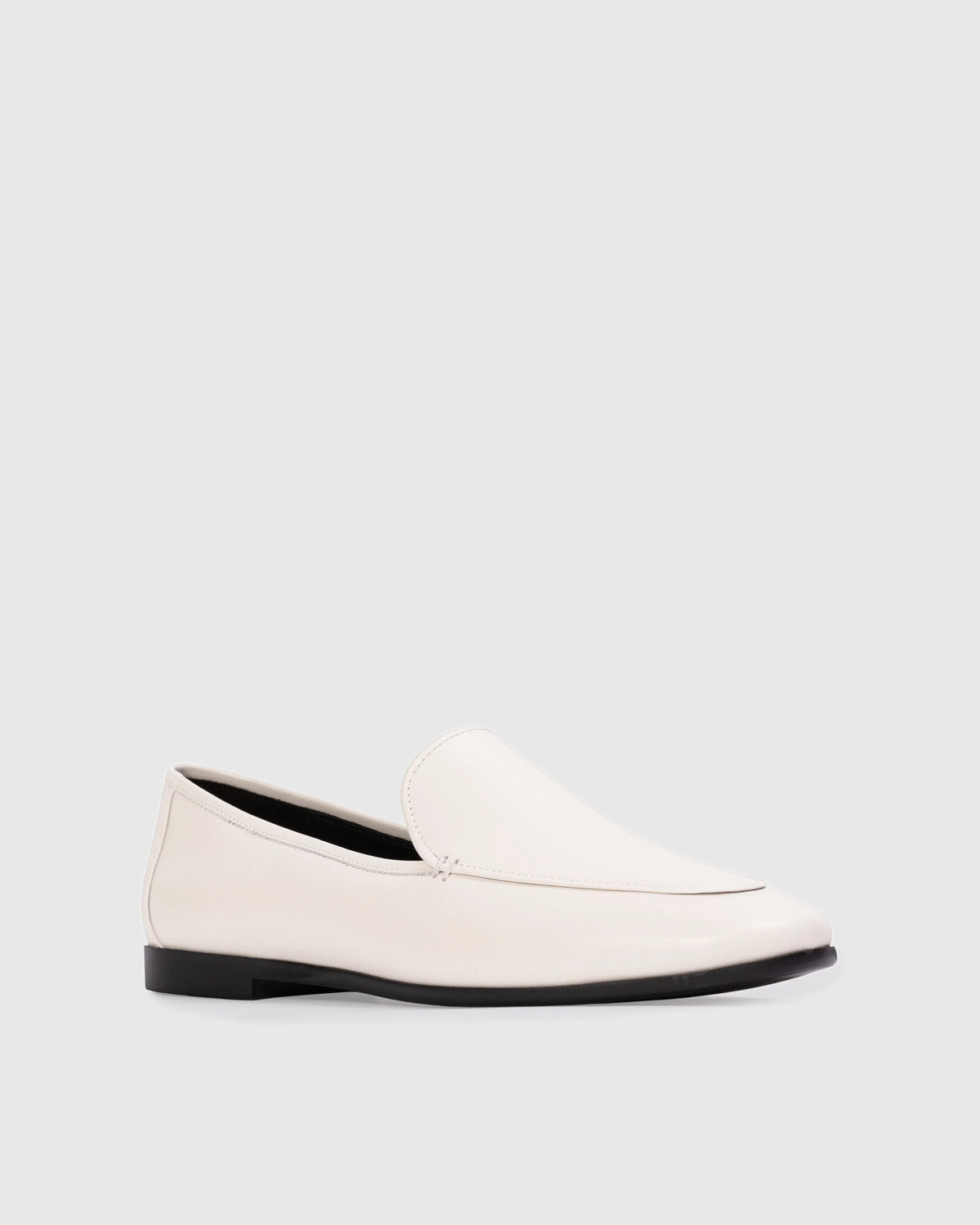 Black Suede Studio Allie Loafer
