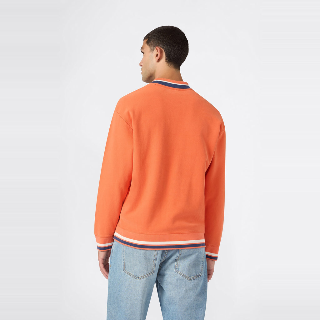 Men's Knitted Polo Neck Sweatshirt