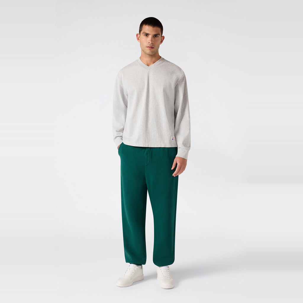 Men's Knitted Elastic Cuff Pants