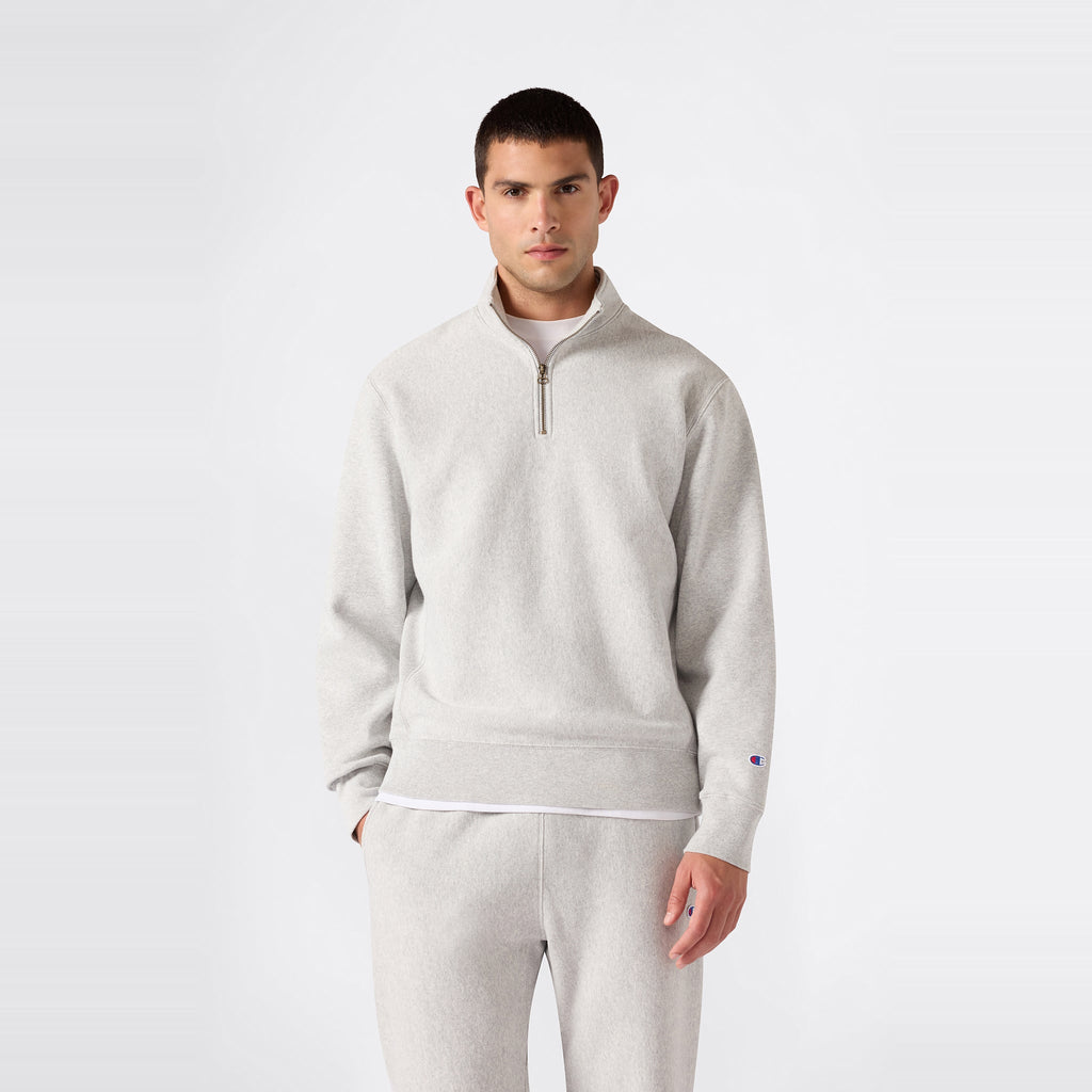 Men's Knitted Half Zip Sweatshirt