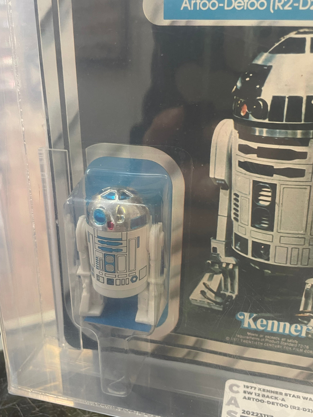 R2-D2 Artoo Detoo 12A Back (Vintage Star Wars, Kenner) GRADED