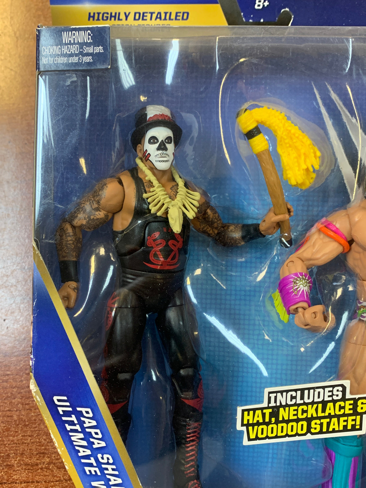 Papa Shango & Ultimate Warrior (WWE Elites, Mattel) SEALED