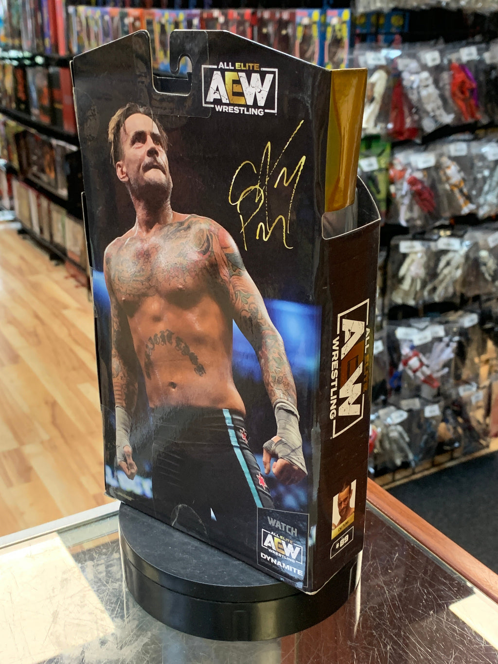 CM Punk #89 (AEW All Elite Wrestling, Jazwares) **SEALED**