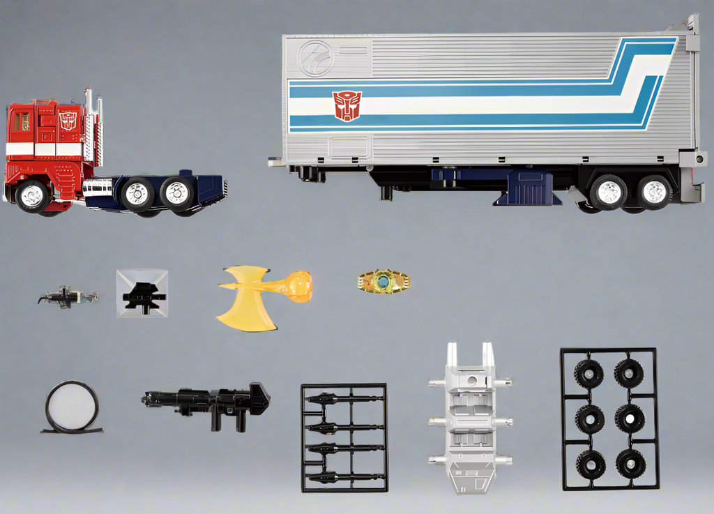 Transformers Masterpiece Missing Link C-01 Optimus Prime With Trailer