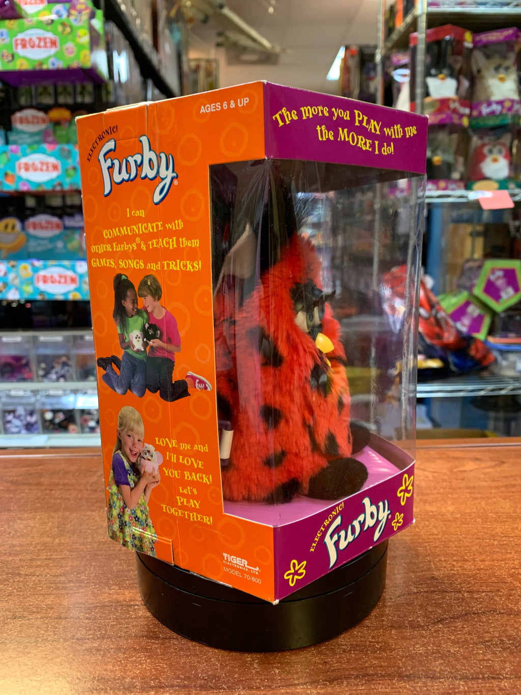 LadyBug Furby EYE ERROR (Vintage Furby, Tiger Electronics) SEALED