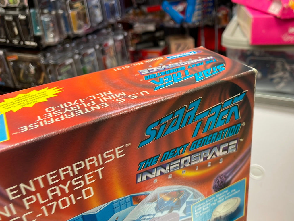 USS Enterprise Mini Playset NCC-1701-D 6131 (Vintage Star Trek, Playmates) SEALED